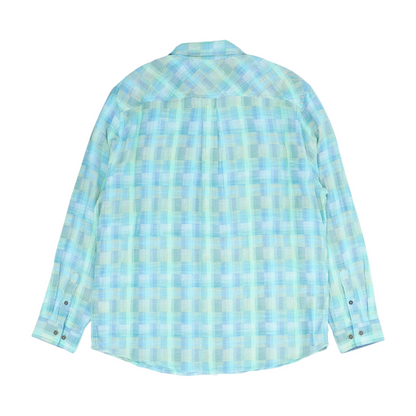 Multi Plaid Long Sleeve Button Down