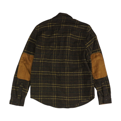 Green Plaid Flannel Button Down