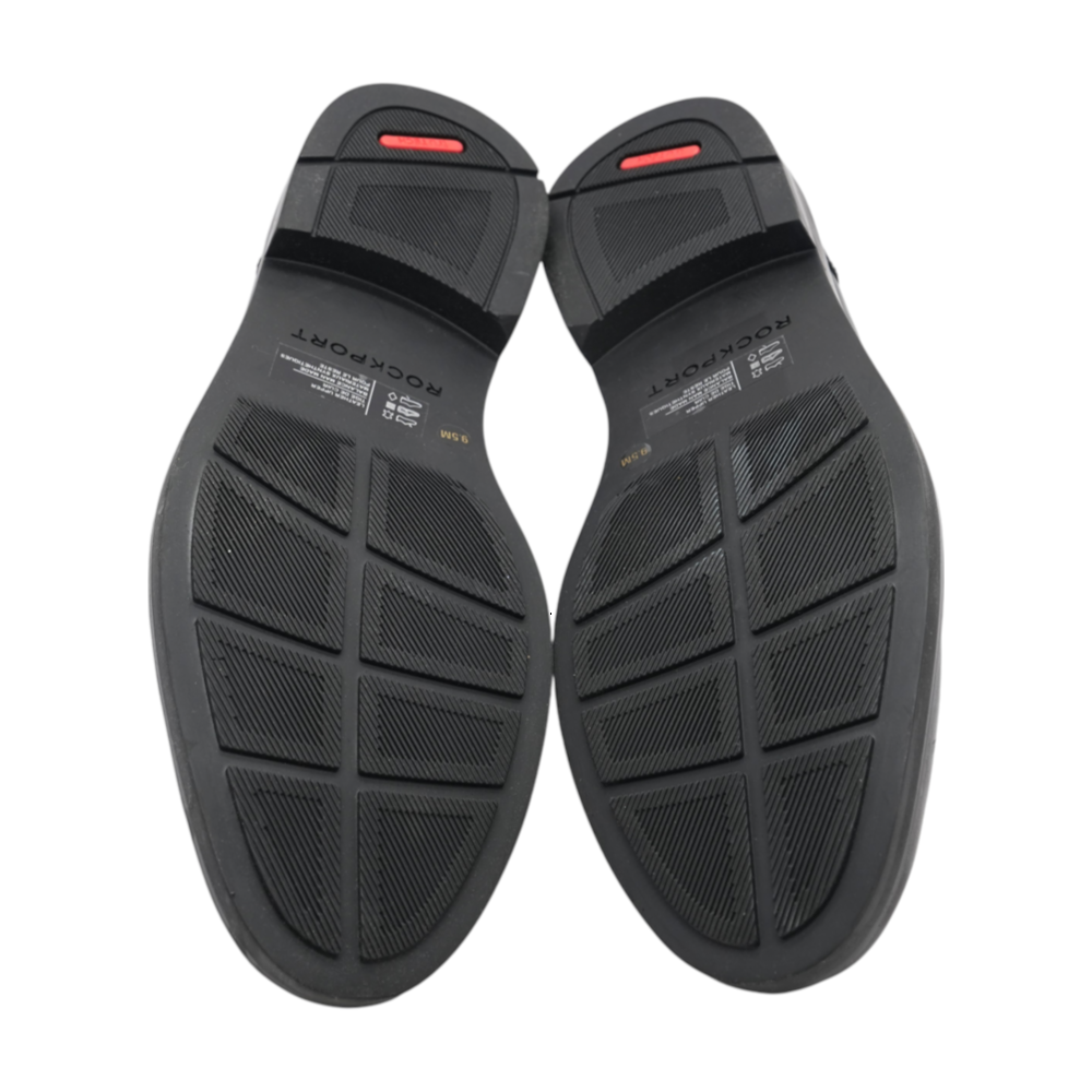 Black Slip-On Dress Shoes