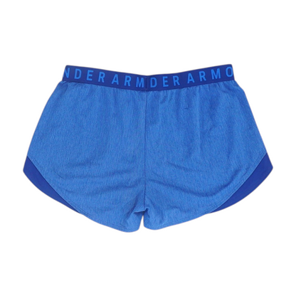 Blue Solid Shorts