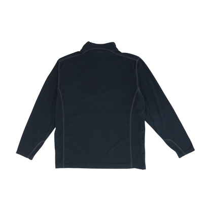Black Solid 1/4 Zip Pullover