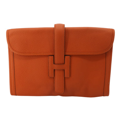 Feu Jige Clemence Leather Clutch PM