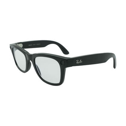 Black Wayfarer Smart Glasses