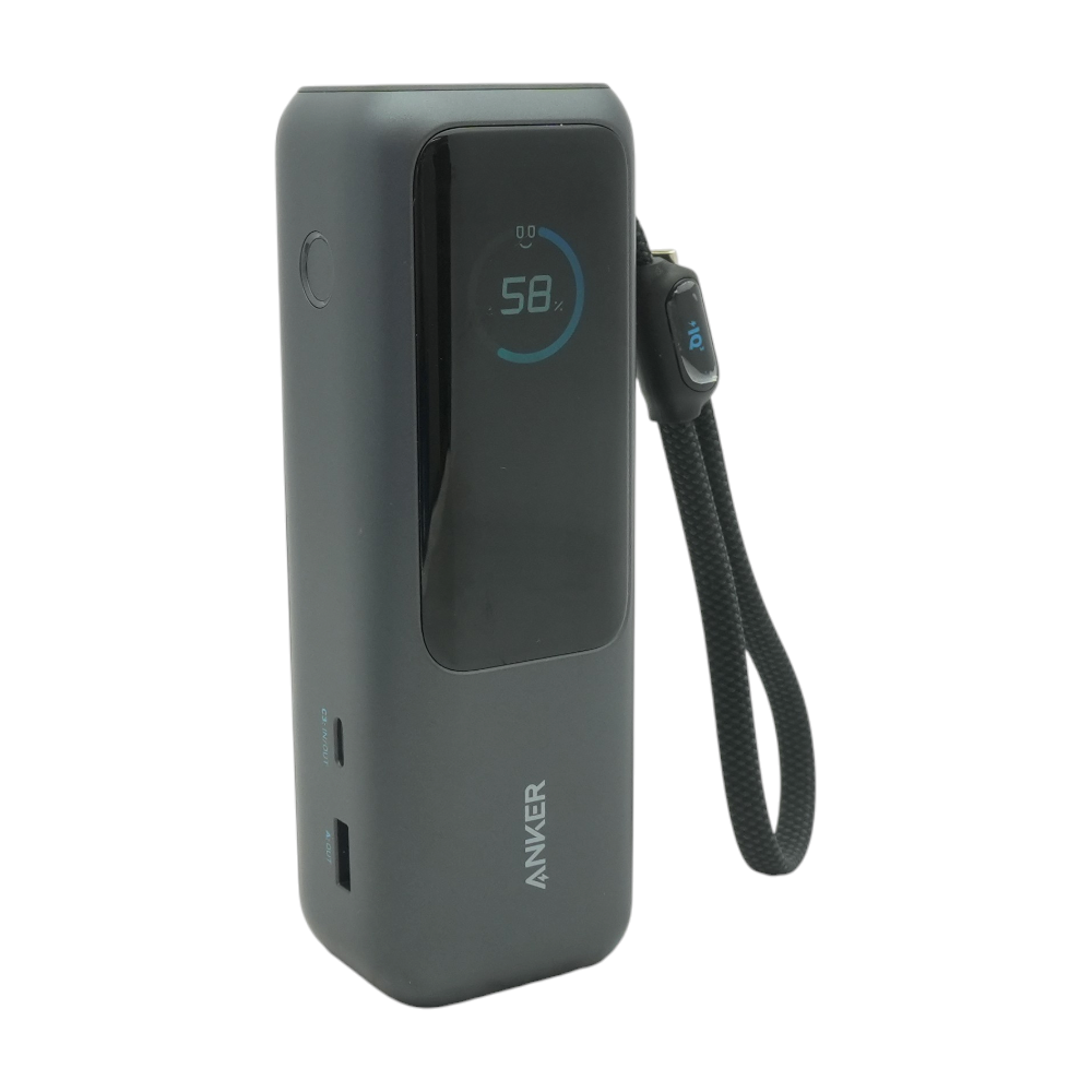 25K 165W Power Bank With Built-in and Retractable Cables