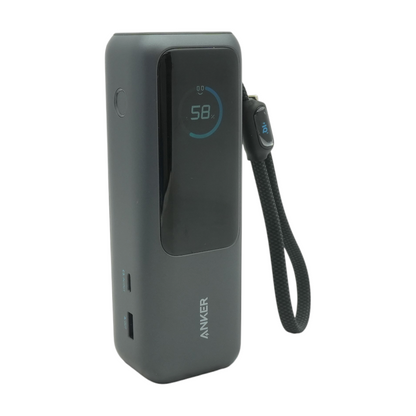 25K 165W Power Bank With Built-in and Retractable Cables