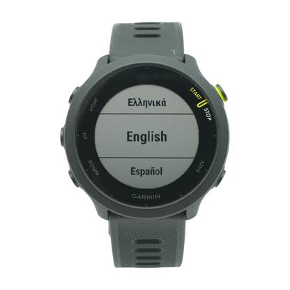 26mm Forerunner 55 Black Smartwatch Black Band S/M