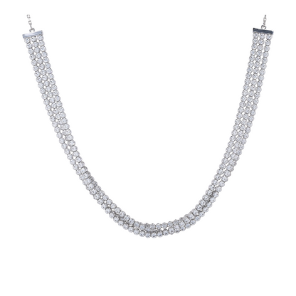Costume Zirconia Choker Necklace