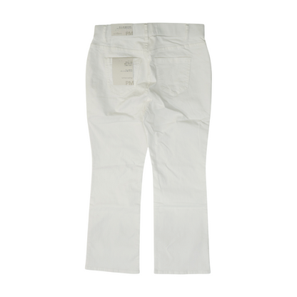 White Petite Bootcut Jeans