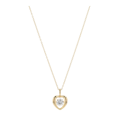 1 ctw Sterling Silver Lab Grown Diamond Pendant Necklace