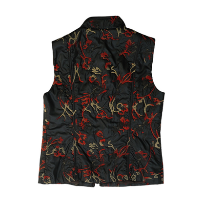 Black Abstract Vest