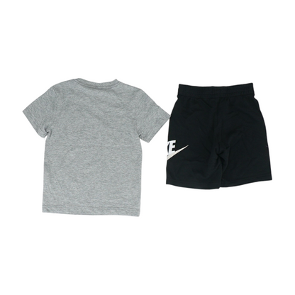 Gray Short Sleeve Set