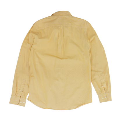 Yellow Striped Long Sleeve Button Down