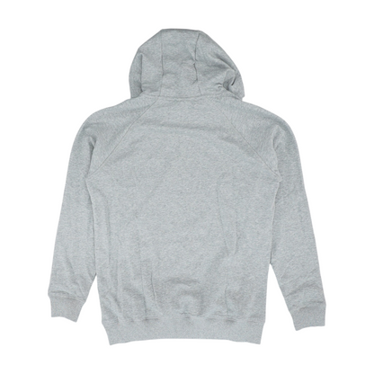 Gray Solid Hoodie Pullover