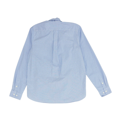 Blue Check Long Sleeve Button Down