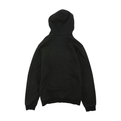 Black Solid Hoodie Pullover
