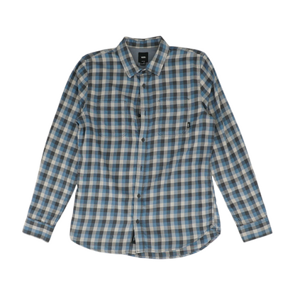 Blue Check Long Sleeve Button Down