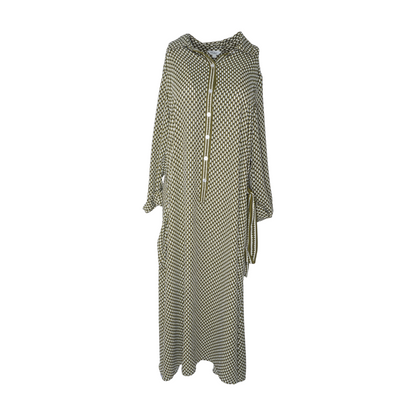 Green Polka Dot Midi Dress