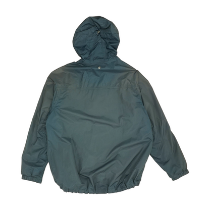 Blue Solid Rain Jacket
