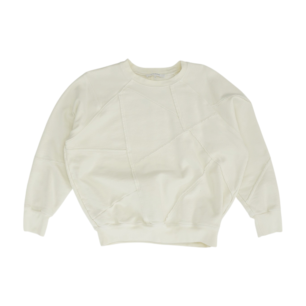 Ivory Solid Sweatshirt Pullover