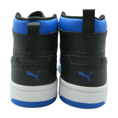 Blue High-Top Athletic Shoes