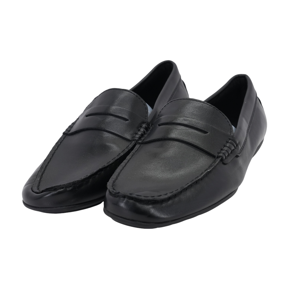 Black Slip-On Dress Shoes