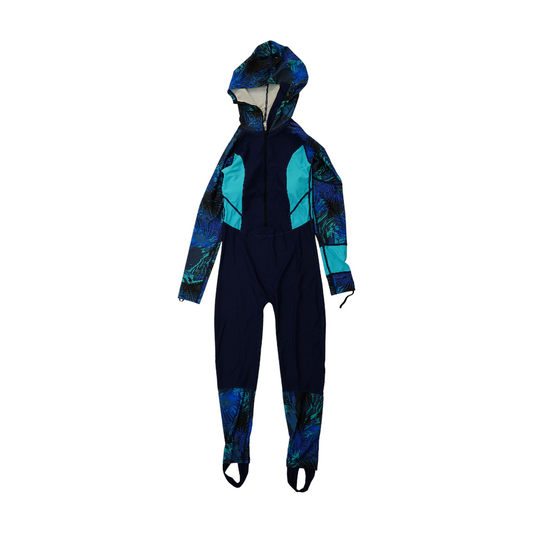 Women's Blue Color Block Apparel