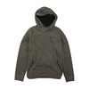 Gray Solid Hoodie Pullover