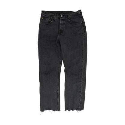 501 Black Straight Jeans