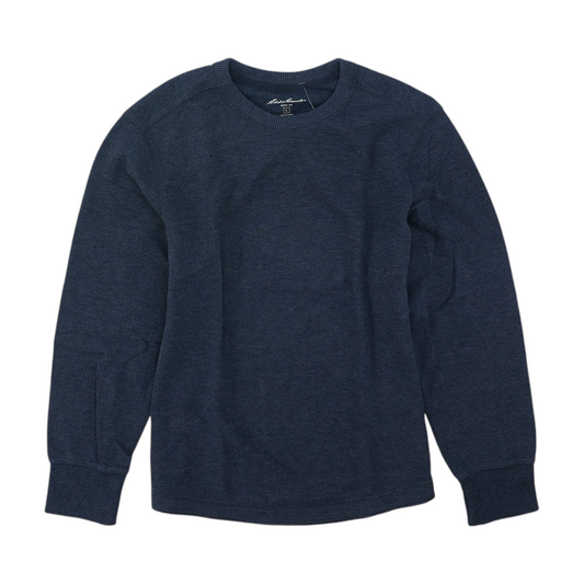 Navy Solid Sweatshirt Pullover