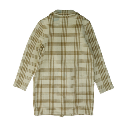 Beige Plaid Coat