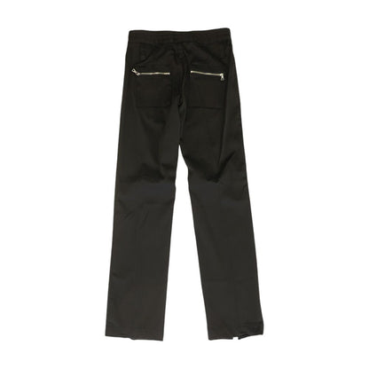 Black Solid Pants
