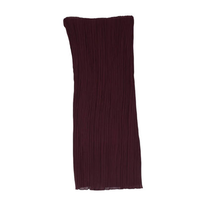 Maroon Midi Skirt