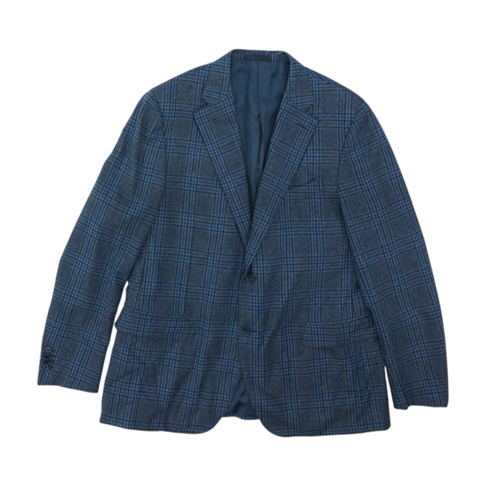 Blue Plaid Blazer