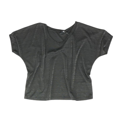 Black Solid V Neck T-Shirt