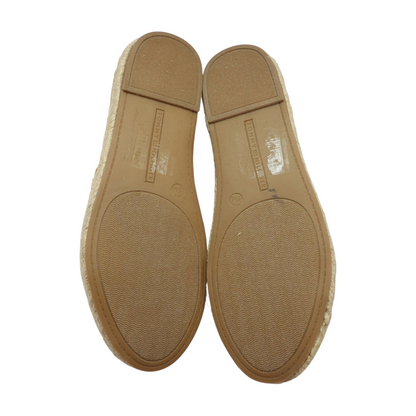 Beige Slip-On Flats