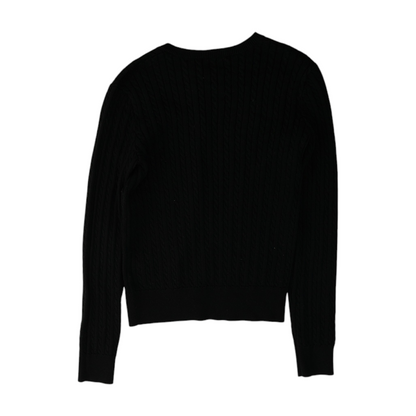 Black Cardigan Sweater