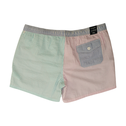 White Striped Swim Bottom