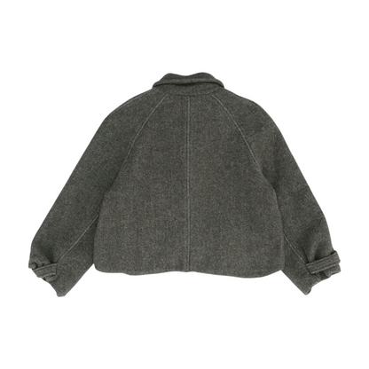 Gray Herringbone Jacket