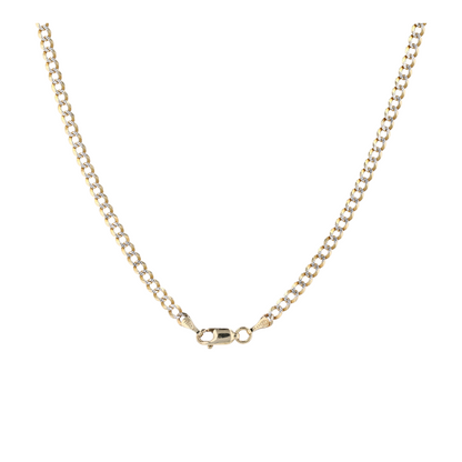 14K Two-Tone Gold Chain Necklace