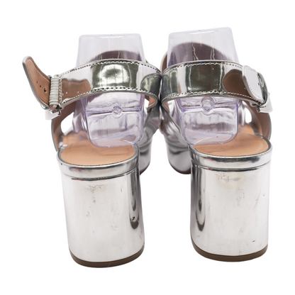 Silver Platform Heels