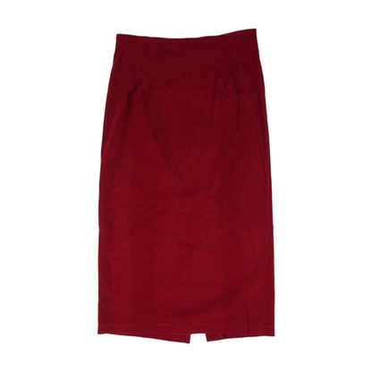 Red Midi Skirt