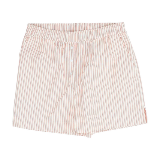 Yellow Striped Chino Shorts