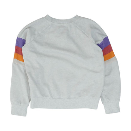 Gray Solid Sweatshirt