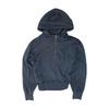 Blue Solid 1/4 Zip Pullover