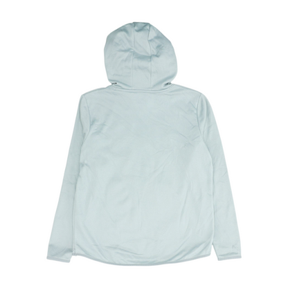 Gray Solid Hoodie Pullover