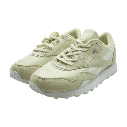 Beige Low Top Athletic Shoes