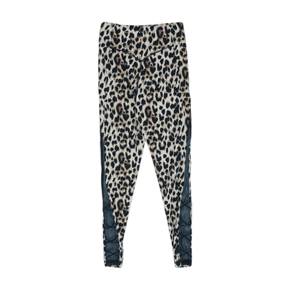 Black Animal Print Active Leggings