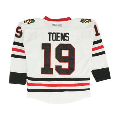 Men's White Chicago Blackhawks Long Sleeve Jersey