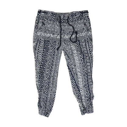 Navy Geometric Joggers Pants