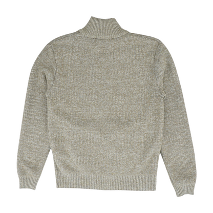 Brown Abstract Cardigan Sweater